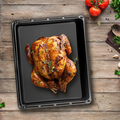 UNIQDEALZ 445x375x30 mm Set Backblech und Backrost passend für Whirlpool Gruppe Bauknecht Whirlpool Ignis IKEA Algor