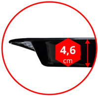 UNIQ DEALZ 455x370x 31 und 46mm 3er SET passend für BSH-Gruppe 662999 – 00662999, 434038 kompatibel Bosch Siemens Neff