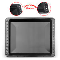 UNIQDEALZ 460x370x25 mm Universal SET Backblech und Backrost/Fettpfanne emailliert/passend für Bosch/Siemens/Constructa/Neff BSH-Gruppe für Teile Nr. 675876 und 662999 /Samsung/Gorenje/Teka/Beko