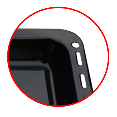 UNIQDEALZ 455x370x31 mm Universal Backblech Fettpfanne emailliert /  passend für BSH-Gruppe 662999 – 00662999, 434038 kompatibel Bosch Siemens Neff Constructa Balay NEFF Gorenje